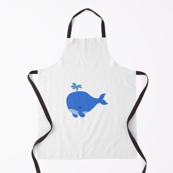 Item preview, Cute Blue Whale Cartoon Illustration designed and sold by DailyDoodlesBySumbul.
