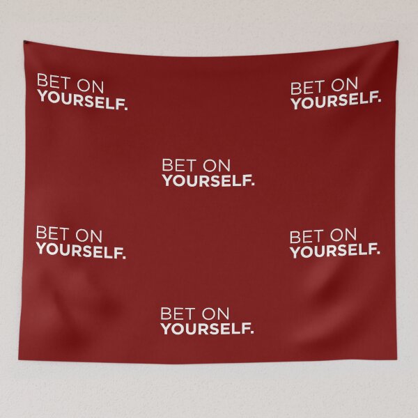 Item preview, Bet On Yourself | Motivational Quote Minimalist Typography designed and sold by Anyshca.