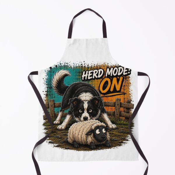 Item preview, Herd Mode On Border Collie Funny Herding Dog Sheep Shirt designed and sold by PINK FREE.