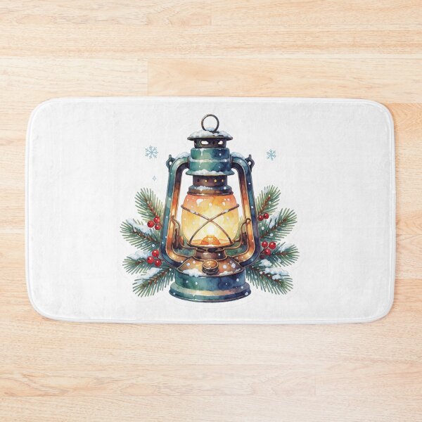 Item preview, Christmas Lantern Sticker | Cozy Winter Decor designed and sold by AillustriaAK.