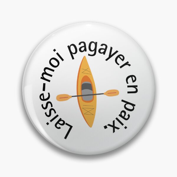 Item preview, Kayak Humor Quote - Let me paddle in peace designed and sold by Instants Design.