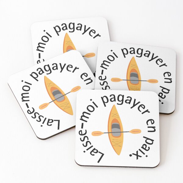 Item preview, Kayak Humor Quote - Let me paddle in peace designed and sold by Instants Design.