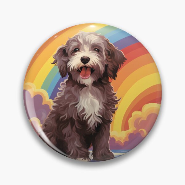 Item preview, Funny Aussiedoodle Colorful Rainbow Cute Mom Dad Kids designed and sold by rafaeltto.