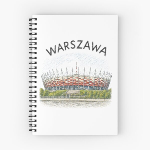 Item preview, National Stadium in Warsaw – Artistic Illustration designed and sold by JOANNASKAH.