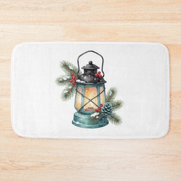 Item preview, Christmas Lantern Sticker | Cozy Winter Decor designed and sold by AillustriaAK.