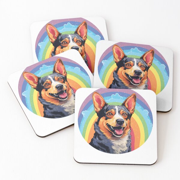 Item preview, Funny Australian Cattle Rainbow Cute Mom Dad Kids designed and sold by rafaeltto.