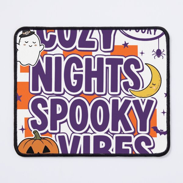 Item preview, Cozy Nights Spooky Vibes Halloween Aesthetic Design designed and sold by TeeVerse27.