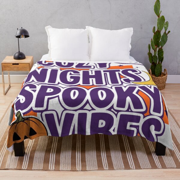 Item preview, Cozy Nights Spooky Vibes Halloween Aesthetic Design designed and sold by TeeVerse27.