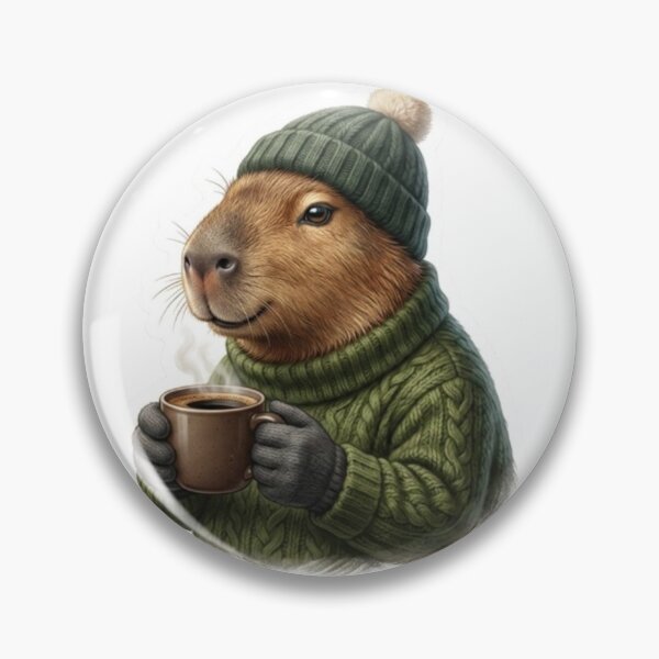 Item preview, cold capybara designed and sold by Snurly.