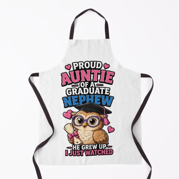 Item preview, Proud Auntie Of A Graduate Nephew Graduation Owl Shirt designed and sold by PINK FREE.