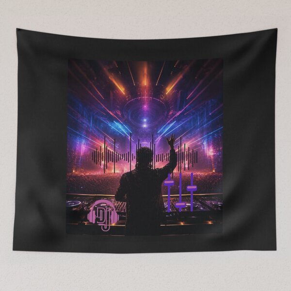 Item preview, Electronic Dance Music DJ Neon. designed and sold by LunaPrintCo.