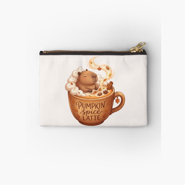 Item preview, Capybara Pumpkin Spice Latte Food Trend designed and sold by MythicCotton.