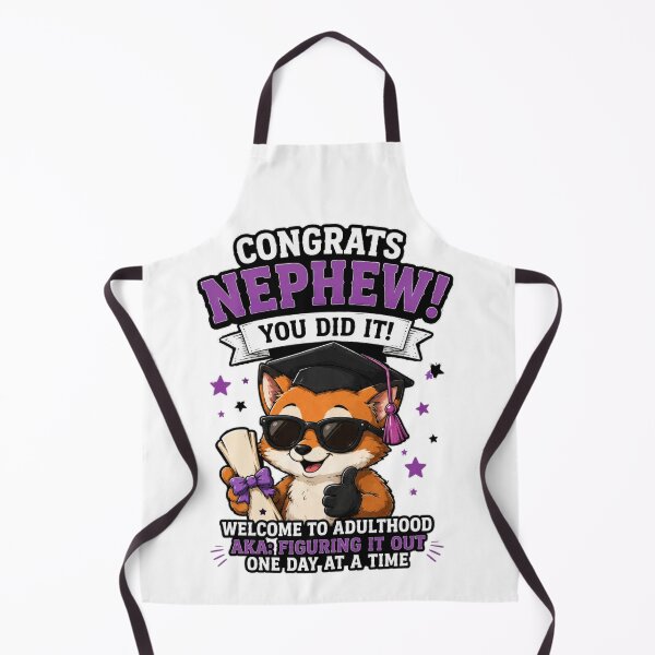 Item preview, Congrats Nephew You Did It Funny Graduation Fox Gift Shirt designed and sold by PINK FREE.