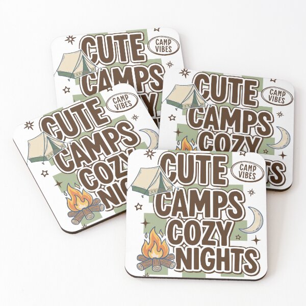 Item preview, Cute Camps Cozy Nights Camping Adventure Design designed and sold by TeeVerse27.