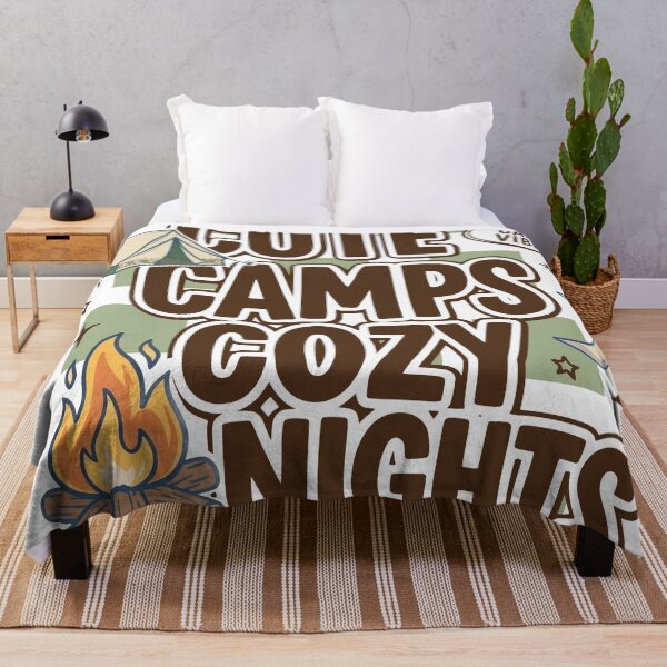 Item preview, Cute Camps Cozy Nights Camping Adventure Design designed and sold by TeeVerse27.
