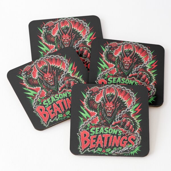 Item preview, Season’s Beatings Krampus Christmas Horror designed and sold by Victor Shadehorn.