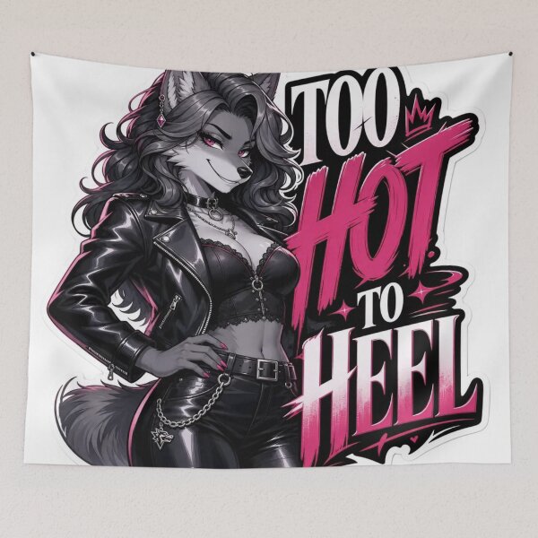 Item preview, Too Hot To Heel Wolf Girl designed and sold by Furrenzy.