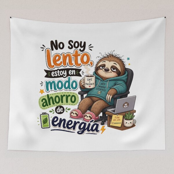 Item preview, Lazy in Energy Saving Mode - Coffee Humor and Laziness designed and sold by DrizzyV.