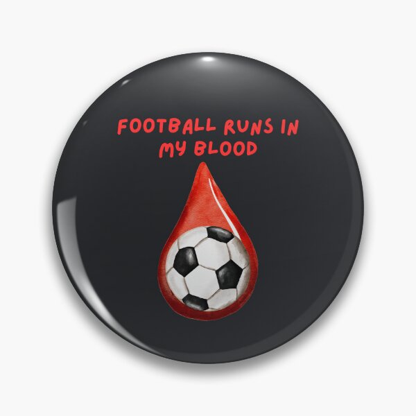 Item preview, Football Soccer Runs in My Veins designed and sold by SpartanDStore.