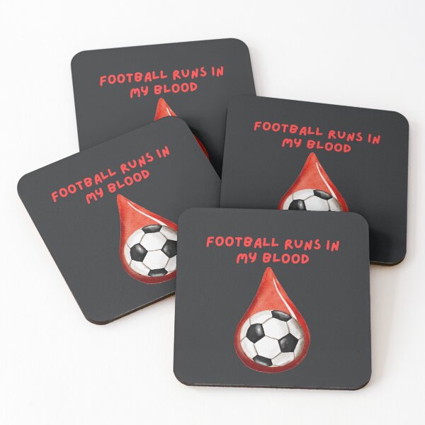 Item preview, Football Soccer Runs in My Veins designed and sold by ZenReiArt.