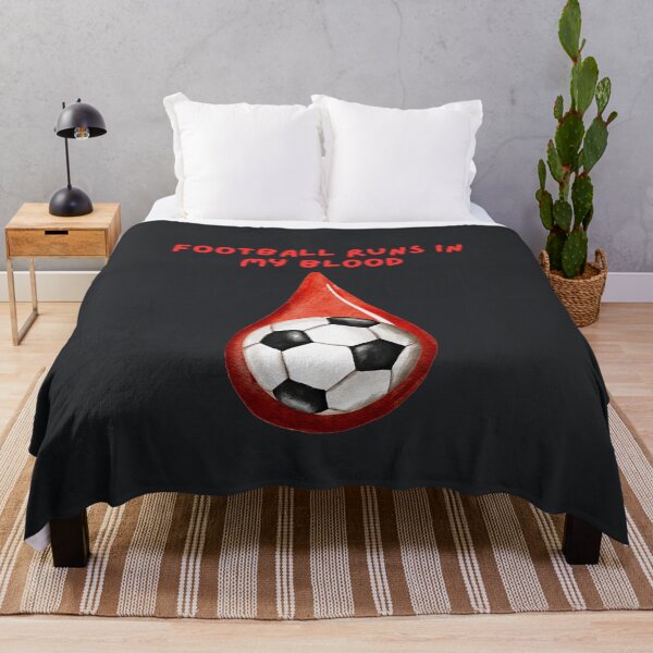 Item preview, Football Soccer Runs in My Veins designed and sold by SpartanDStore.