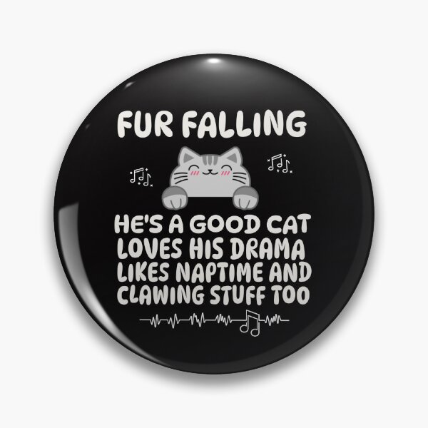 Item preview, FUR FALLING | HE’S A GOOD CAT | ANOMALY HUMOR SERIES — LYRIC PARODY EDITION designed and sold by WitLounge.