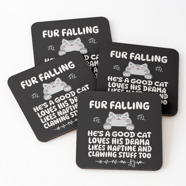 Item preview, FUR FALLING | HE’S A GOOD CAT | ANOMALY HUMOR SERIES — LYRIC PARODY EDITION designed and sold by WitLounge.