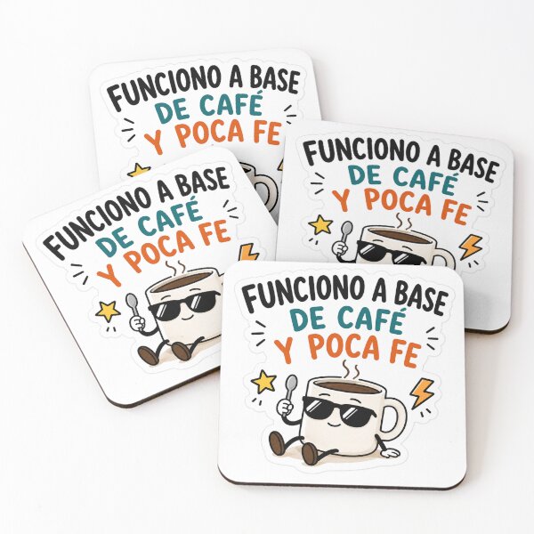 Item preview, I Run on Coffee and Little Faith - Coffee Humor designed and sold by DrizzyV.