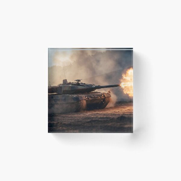 Item preview, german leopard tank in action designed and sold by filmbildfabrik.