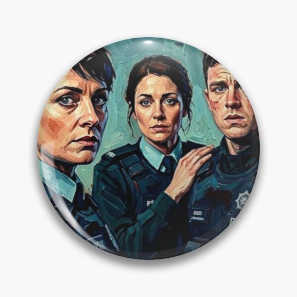 Item preview, Blue Lights TV Series Poster – Intense Belfast Police Drama Art designed and sold by Art's Diner.