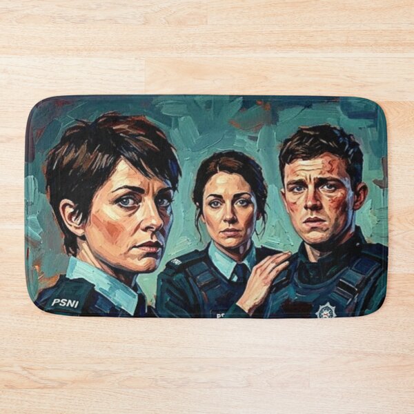 Item preview, Blue Lights TV Series Poster – Intense Belfast Police Drama Art designed and sold by Art's Diner.