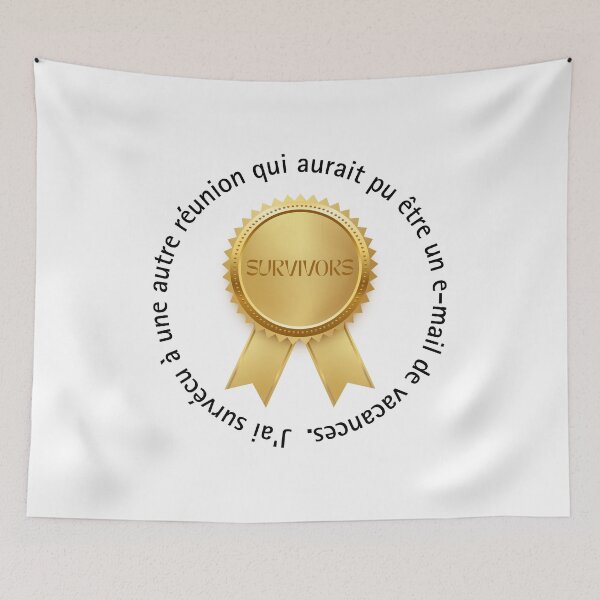 Item preview, Reunion Survivor Medal - Office and Vacation Humor designed and sold by Instants Design.