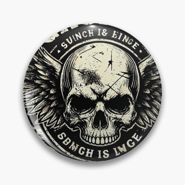 Item preview, Never Broken Skull Wings Grunge Soul Design designed and sold by FusiTink.
