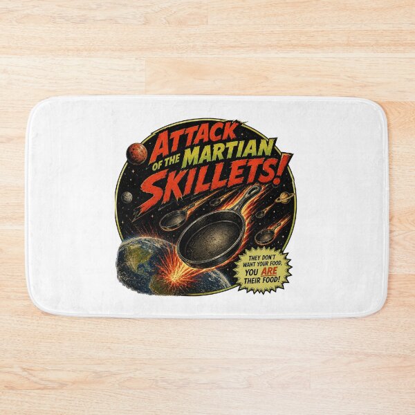 Item preview, ATTACK! Of the Martian Skillets! designed and sold by Bruce Custom Creations.