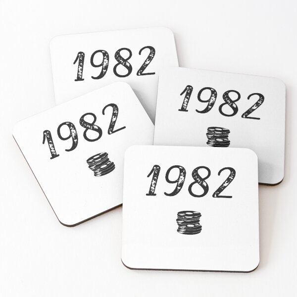 Item preview, Raised on vinyl 1982 retro vintage design designed and sold by 2catsDesigner.