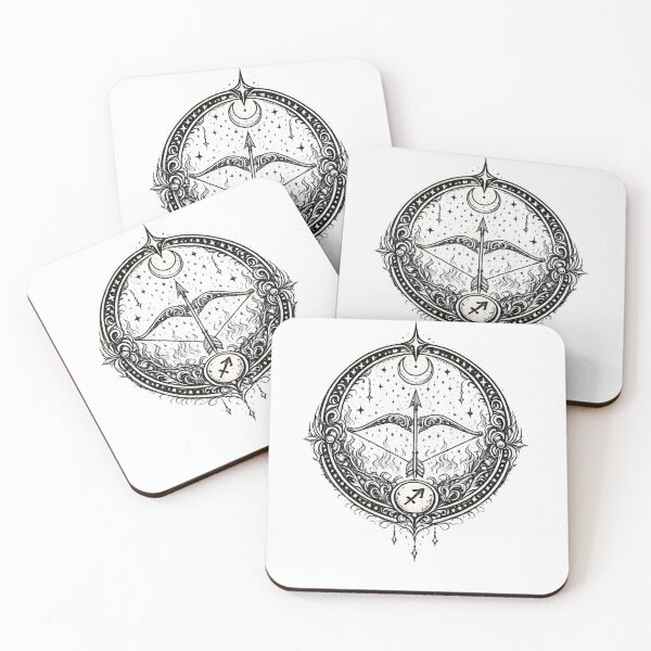 Item preview, Daily horoscopes, "Sagittarius" Zodiac Art Nouveau  designed and sold by MusesWhispers.
