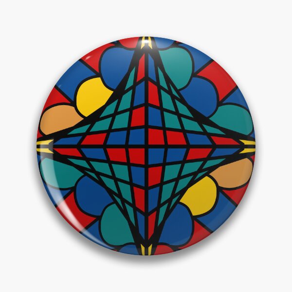 Item preview, Disco pattern green blue red designed and sold by Provinces de France.