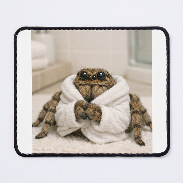 Item preview, Cozy Bathrobe Garden Wolf Spider designed and sold by Sillytoe.