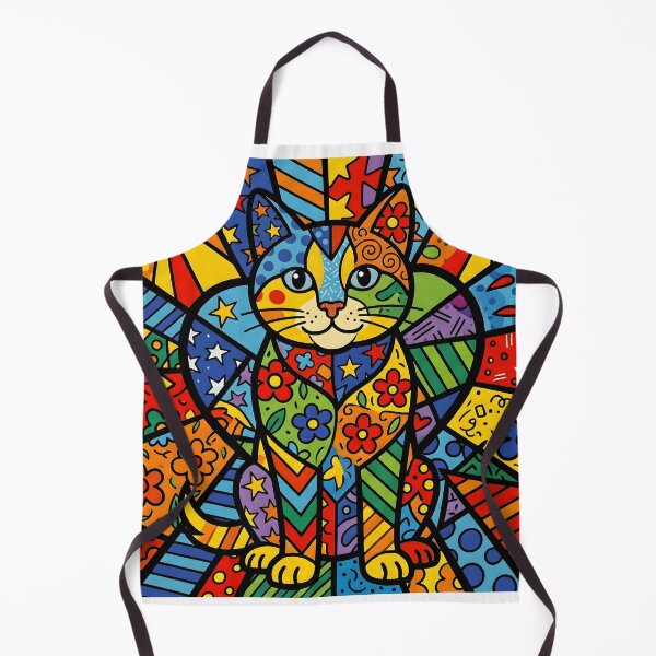 Item preview, Colorful Geometric Pop Art Cat designed and sold by AV.