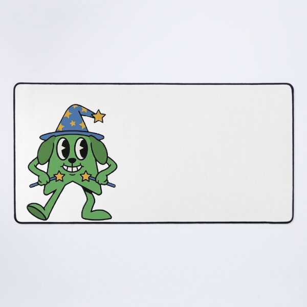 Item preview, Vintage Cartoon Green Wizard Dog Mascot Illustration designed and sold by BitDoodle.