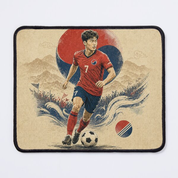 Item preview, Vintage South Korea Soccer Player designed and sold by puredevn.