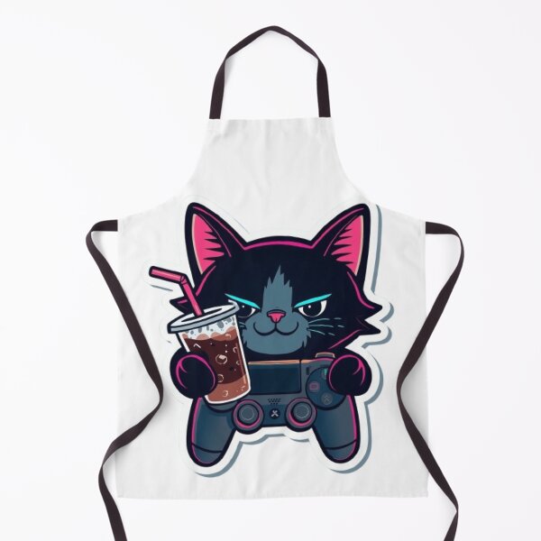 Item preview, Gamer Fuel Cat Sticker designed and sold by Stylestickers55.