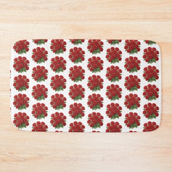 Item preview, Vintage Red Roses Floral Bouquet designed and sold by Fikuall.