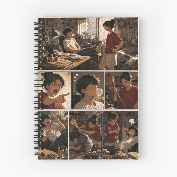 Item preview, Copy of Student Life Cozy Reading Room Comic Print designed and sold by Grafititee.