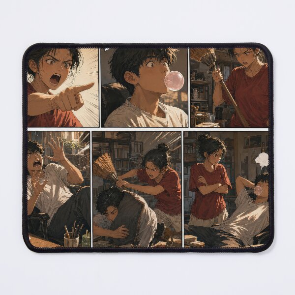 Item preview, Copy of Student Life Cozy Reading Room Comic Print designed and sold by Grafititee.