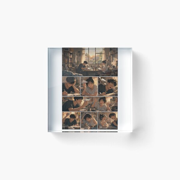 Item preview, Student Life Cozy Reading Room Comic Print designed and sold by Grafititee.