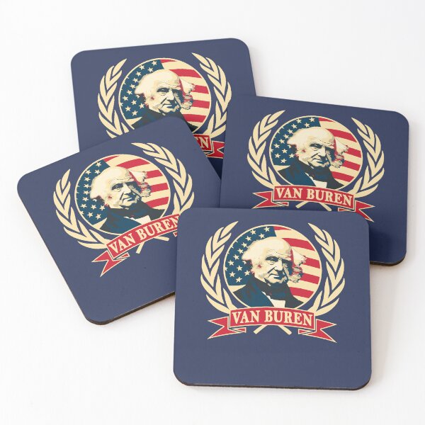 Item preview, Martin Van Buren 8th US President Pop Art Portrait designed and sold by marke770.
