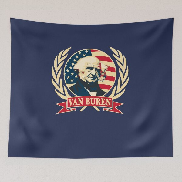 Item preview, Martin Van Buren 8th US President Pop Art Portrait designed and sold by marke770.