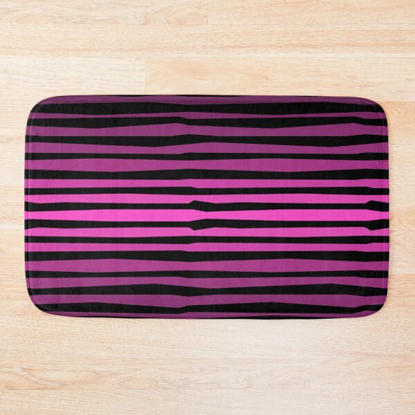 Item preview, Black and Hot Pink Zebra Stripe Pattern – Dark Feminine Y2K Aesthetic designed and sold by dfly-creations.