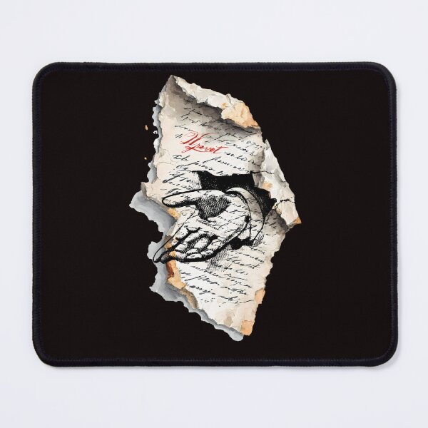 Item preview, Unclaimed Memory – Vintage Torn Paper Hand Illustration designed and sold by Tadeusz1.